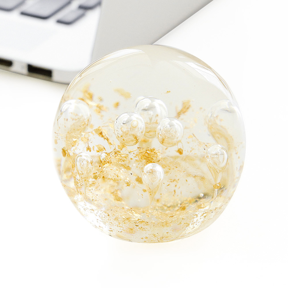 FOGBOWGlass paper weight / GOLD
